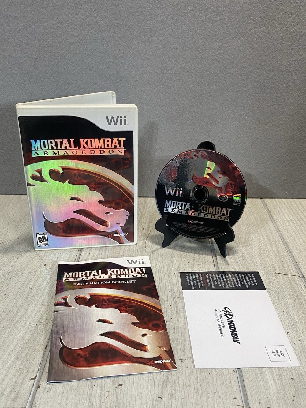 Mortal Kombat: Armageddon Nintendo Wii Complete w/ Manual CIB Tested